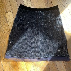 Free People mini sequenced skirt, size 2
